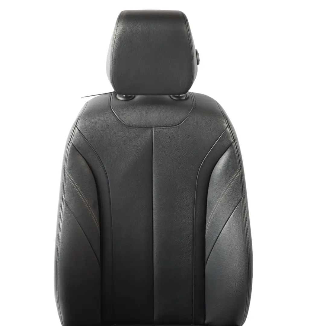 Front Seat BMW F30 F31 Right O/S Heated Leather Dakota Black Exclusive Seam to with Part number 7303720 Front Seat BMW F30 F31 Right O/S Heated Leather Dakota Black Exclusive Seam - SKU 7303720-3 - Part number 7303720