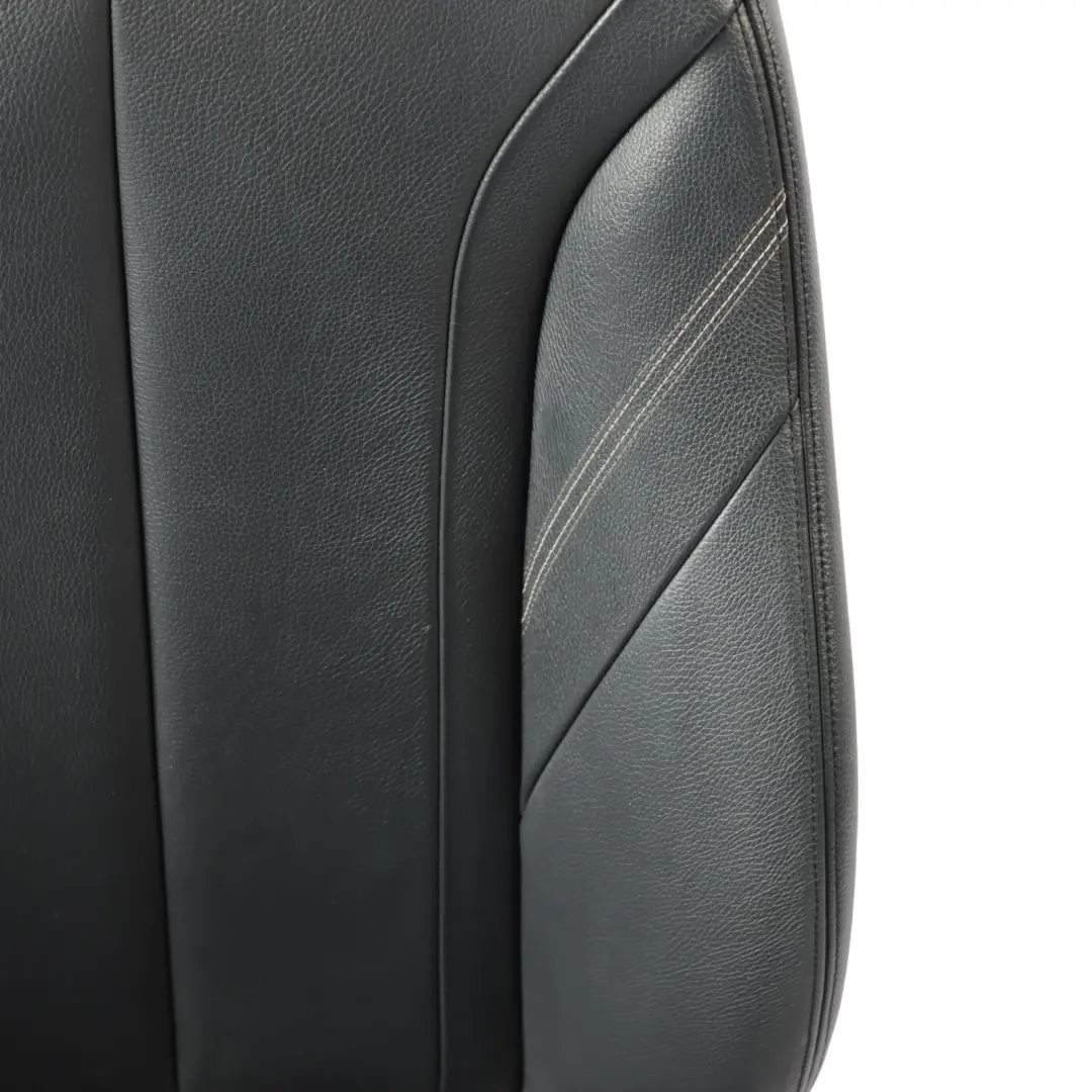 Front Seat BMW F30 F31 Right O/S Heated Leather Dakota Black Exclusive Seam to with Part number 7303720 Front Seat BMW F30 F31 Right O/S Heated Leather Dakota Black Exclusive Seam - SKU 7303720-3 - Part number 7303720