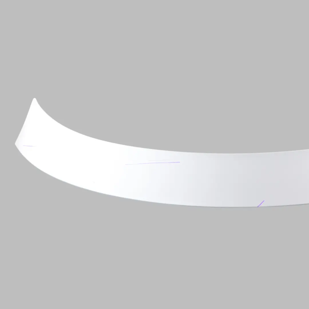 Upper Tailgate Spoiler Blade Trim Glacier Silver - A83 to BMW F34 GT Rear with Part number 7310752 BMW F34 GT Rear Upper Tailgate Spoiler Blade Trim Glacier Silver - A83 - SKU 7310752-GSB - Part number 7310752