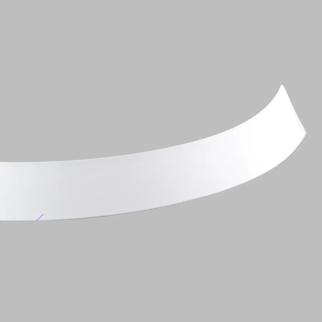 Upper Tailgate Spoiler Blade Trim Glacier Silver - A83 to BMW F34 GT Rear with Part number 7310752 BMW F34 GT Rear Upper Tailgate Spoiler Blade Trim Glacier Silver - A83 - SKU 7310752-GSB - Part number 7310752