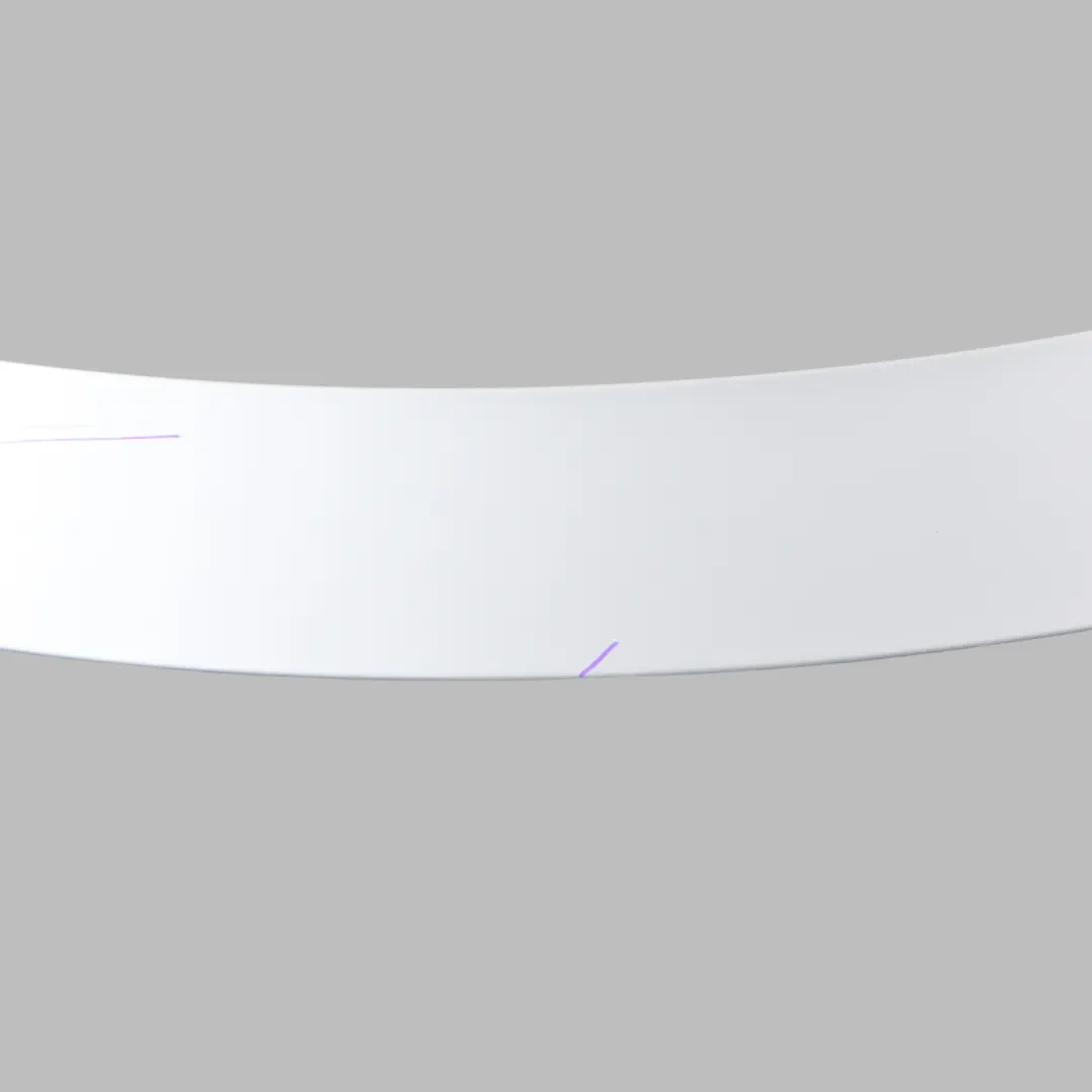 Upper Tailgate Spoiler Blade Trim Glacier Silver - A83 to BMW F34 GT Rear with Part number 7310752 BMW F34 GT Rear Upper Tailgate Spoiler Blade Trim Glacier Silver - A83 - SKU 7310752-GSB - Part number 7310752