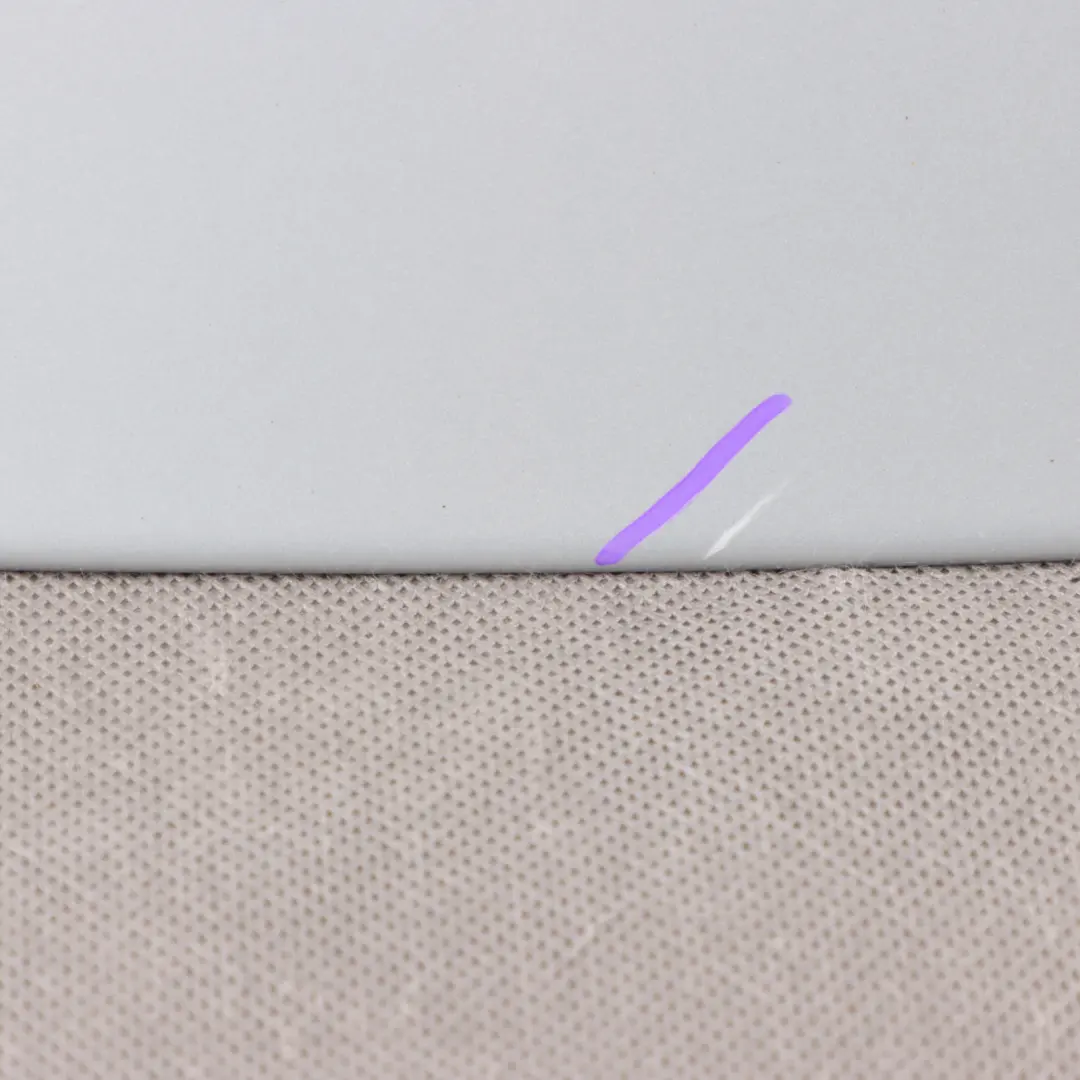 Upper Tailgate Spoiler Blade Trim Glacier Silver - A83 to BMW F34 GT Rear with Part number 7310752 BMW F34 GT Rear Upper Tailgate Spoiler Blade Trim Glacier Silver - A83 - SKU 7310752-GSB - Part number 7310752