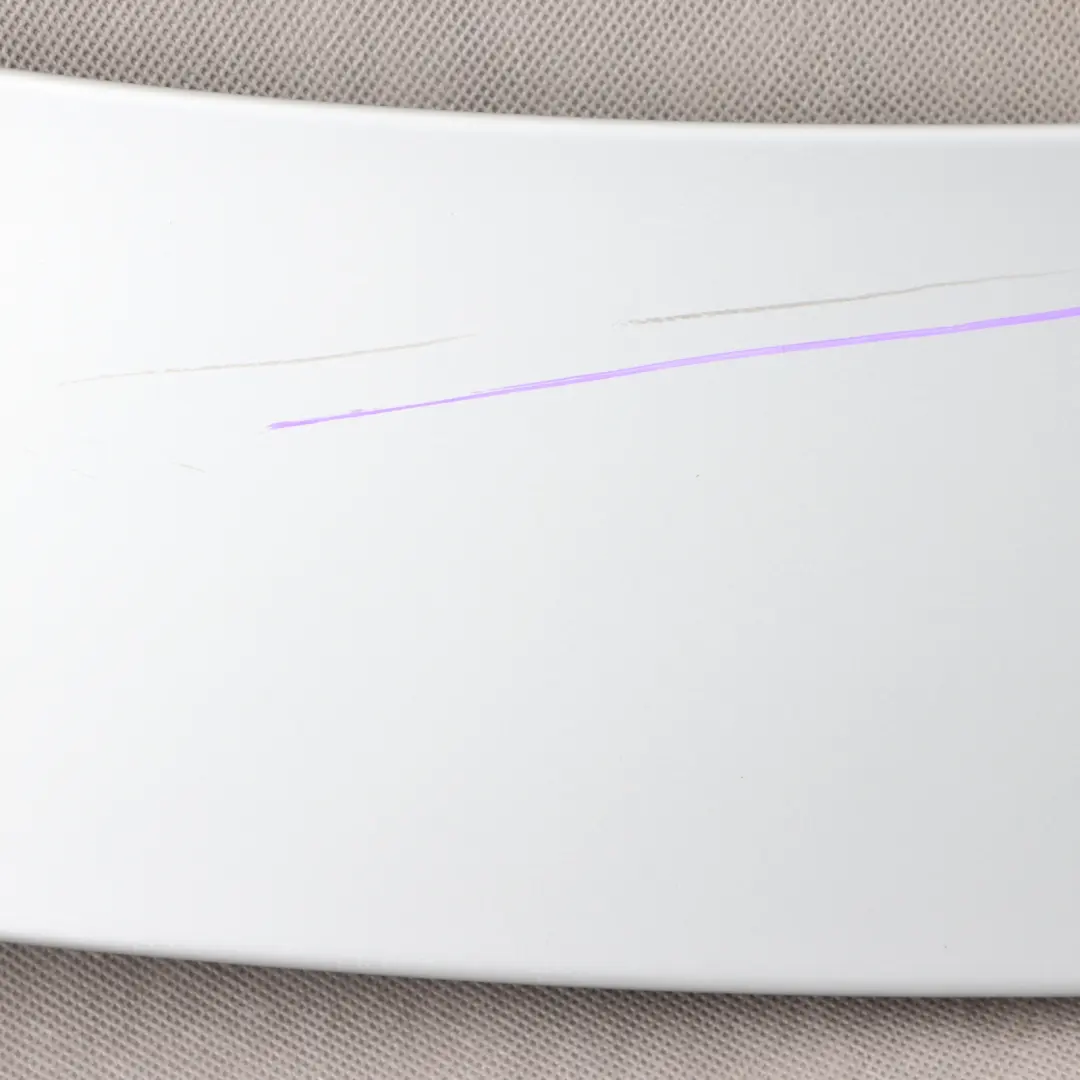 Upper Tailgate Spoiler Blade Trim Glacier Silver - A83 to BMW F34 GT Rear with Part number 7310752 BMW F34 GT Rear Upper Tailgate Spoiler Blade Trim Glacier Silver - A83 - SKU 7310752-GSB - Part number 7310752