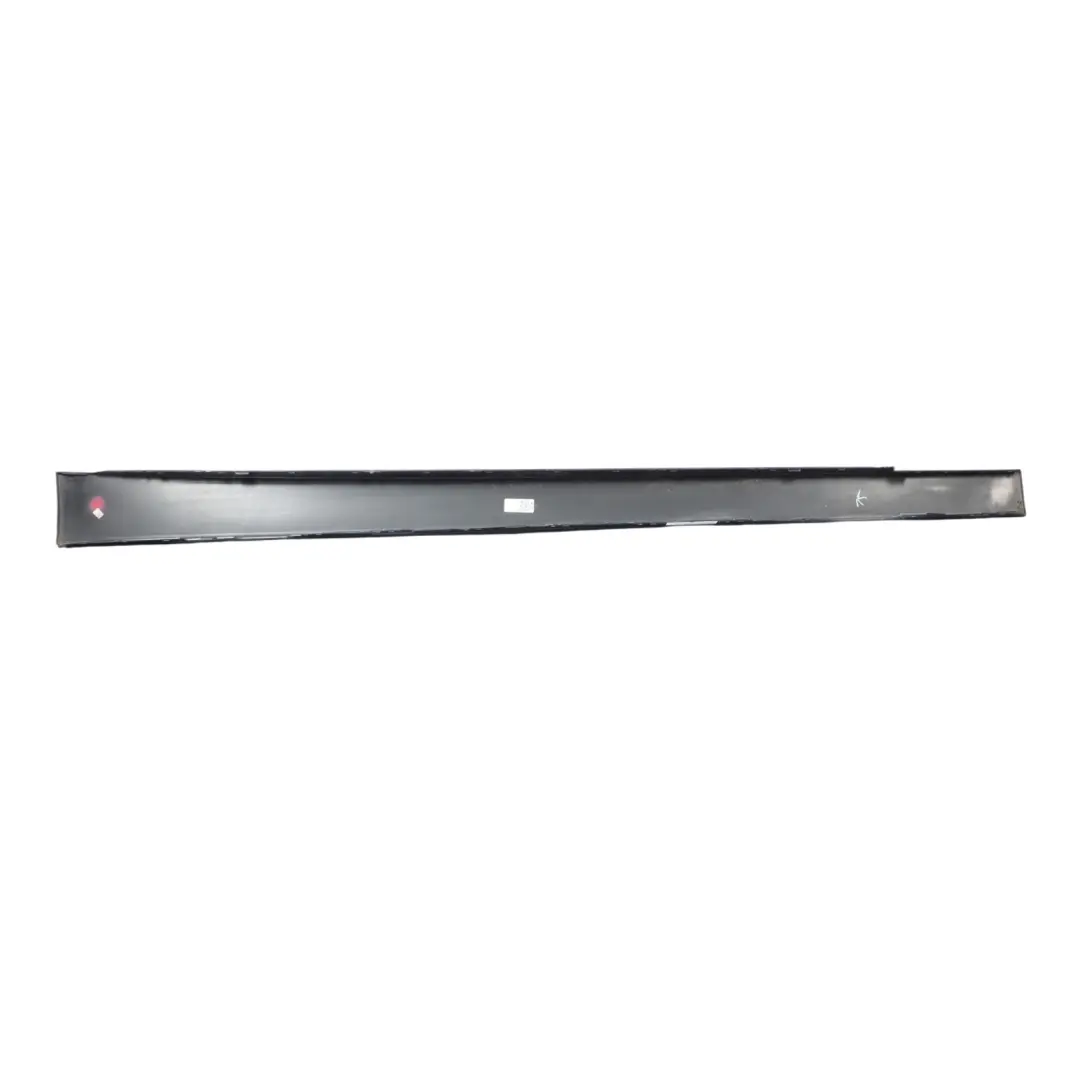 BMW F30 F31 Sill Strip Side Skirt Left N/S Black Sapphire Metallic - 475 - SKU 7312751-BS - Part number 7312751