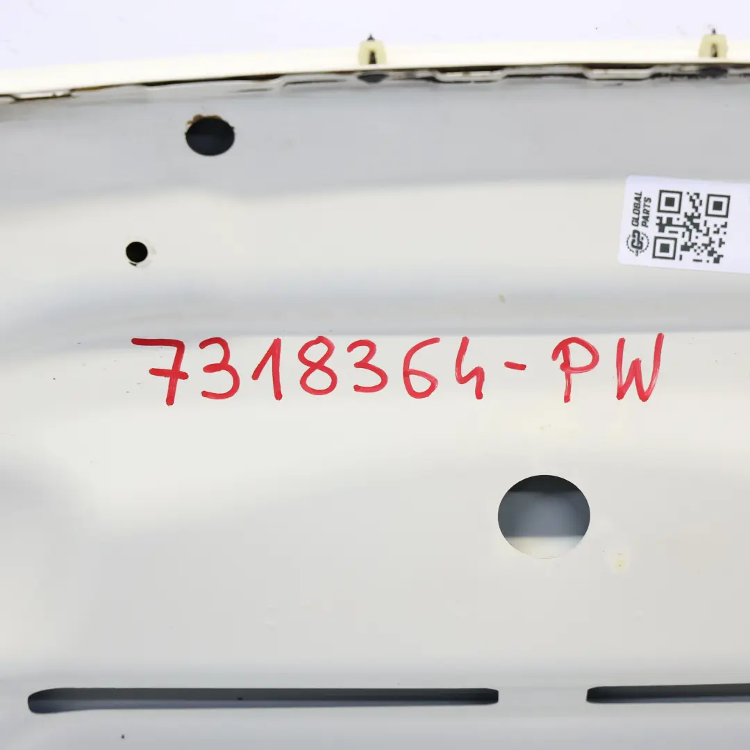 Mini R56 LCI Maska Pokrywa Silnika Pepper White Biały - 650 - SKU 7318364-PW - Numer Części 7318364