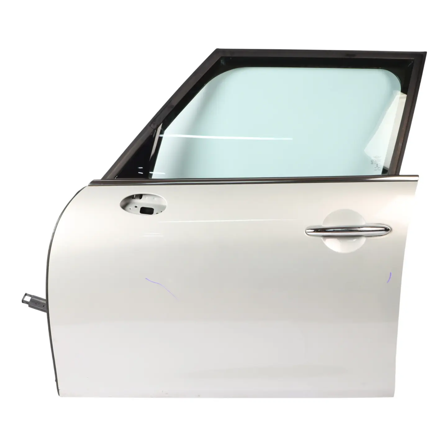 Mini F55 Door Front Left N/S Covering Panel White Silver Metallic - A62