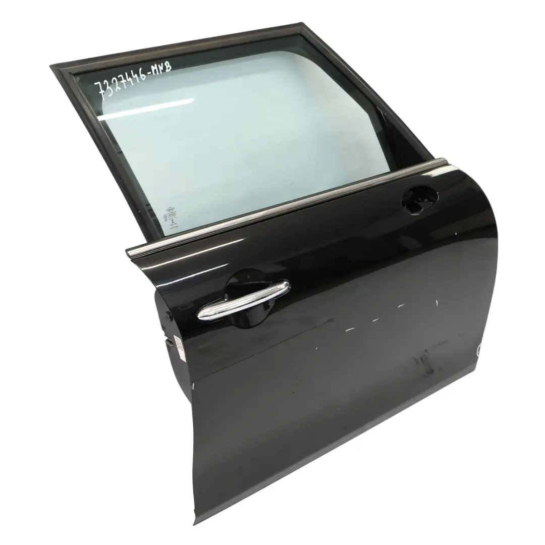 Mini F55 Door Front Right O/S Covering Panel Midnight Black Metallic - A94 - SKU 7327446-MNB - Part number 7327446