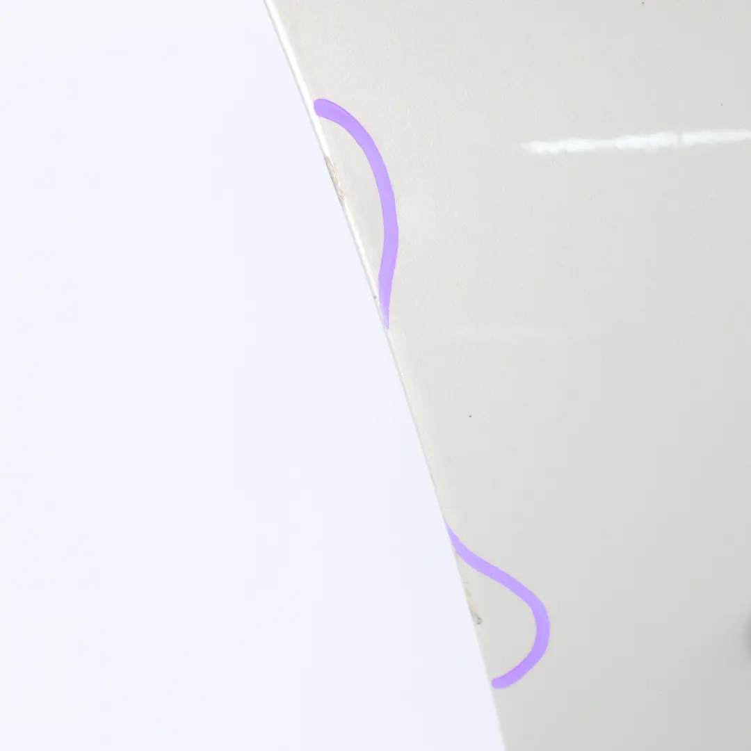 Door Front Right O/S White Silver Metallic - A62 to Mini Cooper F55 with Part number 7327446 Mini Cooper F55 Door Front Right O/S White Silver Metallic - A62 - SKU 7327446-WS - Part number 7327446