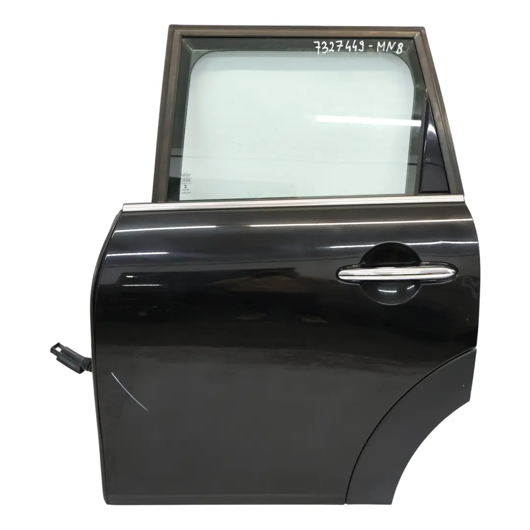 Mini F55 Door Rear Left N/S Midnight Black Metallic - A94 - SKU 7327449-MNB - Part number 7327449