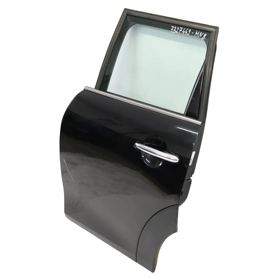 Mini F55 Door Rear Left N/S Midnight Black Metallic - A94 - SKU 7327449-MNB - Part number 7327449