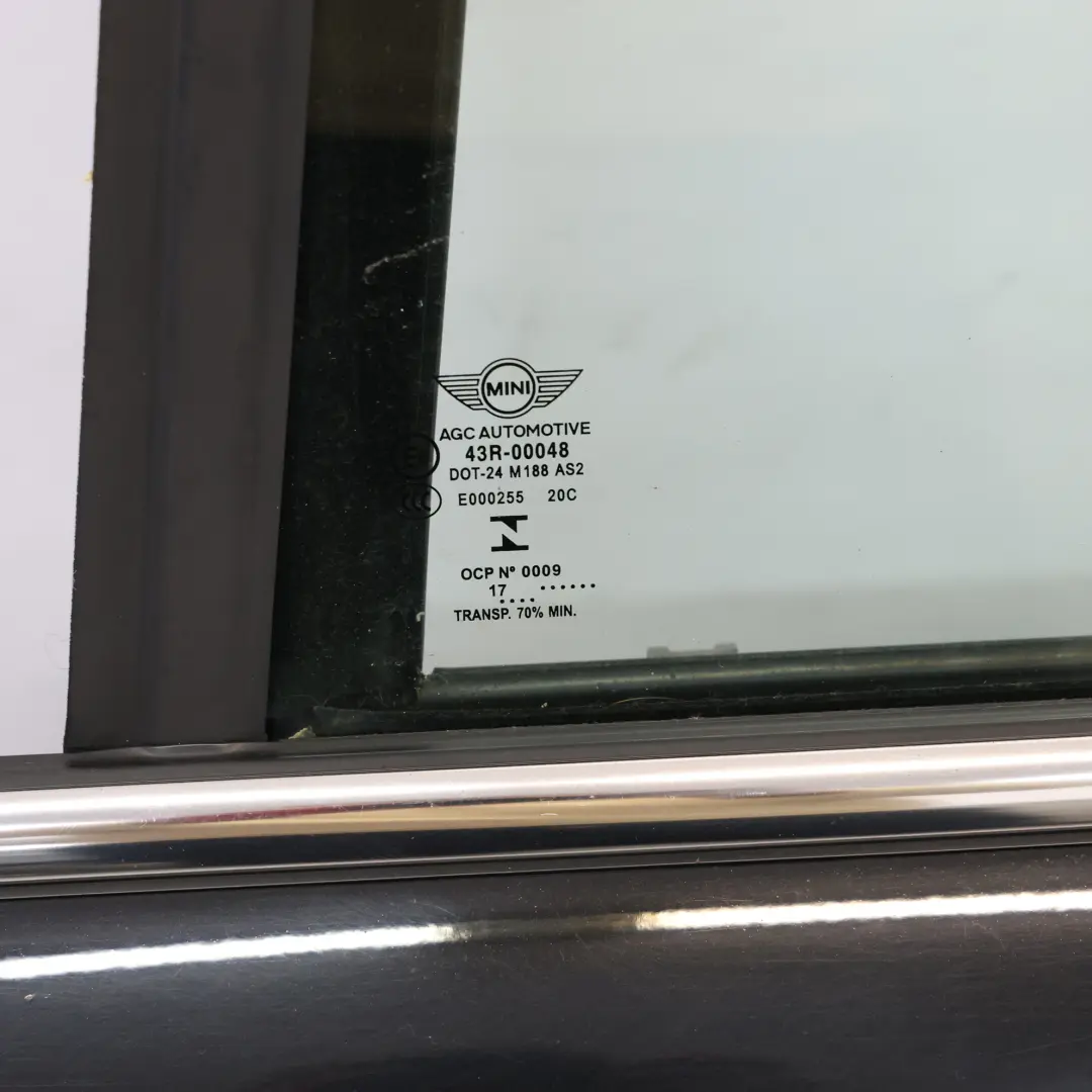 Mini F55 Door Rear Left N/S Midnight Black Metallic - A94 - SKU 7327449-MNB - Part number 7327449