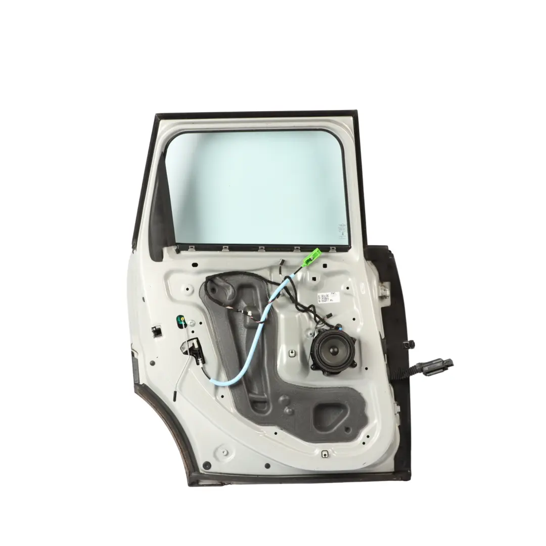 Mini F55 Door Rear Left N/S Covering Panel White Silver Metallic - A62 - SKU 7327449-WS - Part number 7327449