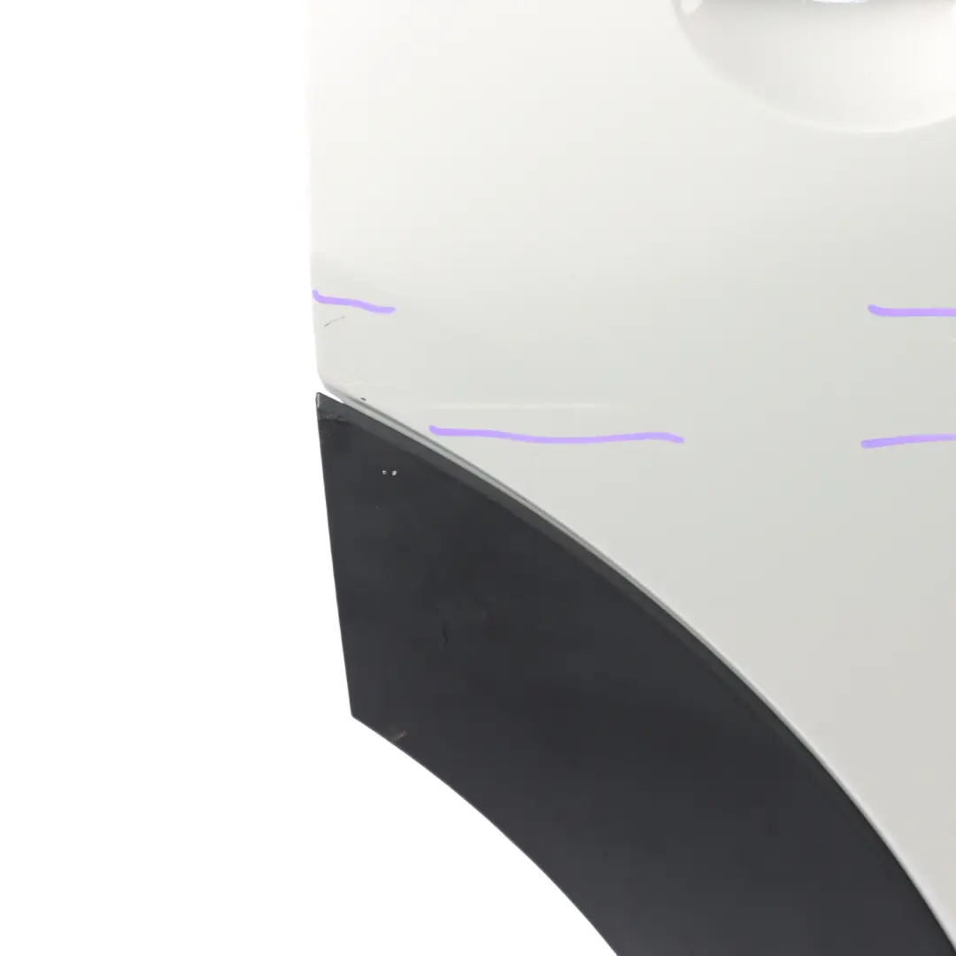 Door Rear Right O/S Covering Panel White Silver Metallic - A62 to Mini F55 with Part number 7327450 Mini F55 Door Rear Right O/S Covering Panel White Silver Metallic - A62 - SKU 7327450-WS - Part number 7327450