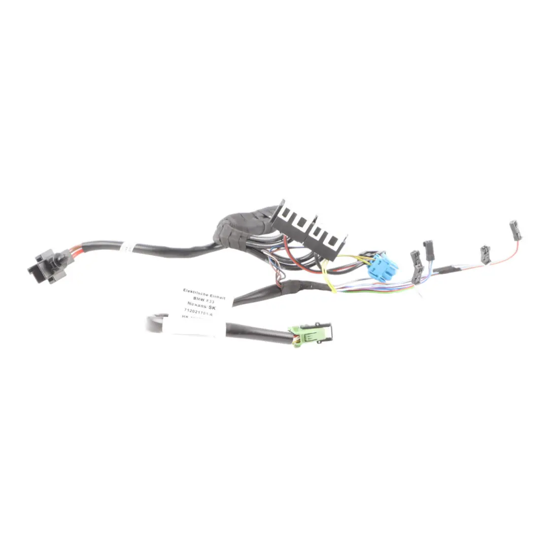 BMW F33 F83 M4 Cabriolet Pompa Idraulica Cavo Cablaggio Top Pieghevole - SKU 7344440-2 - Numero di parte 7344440