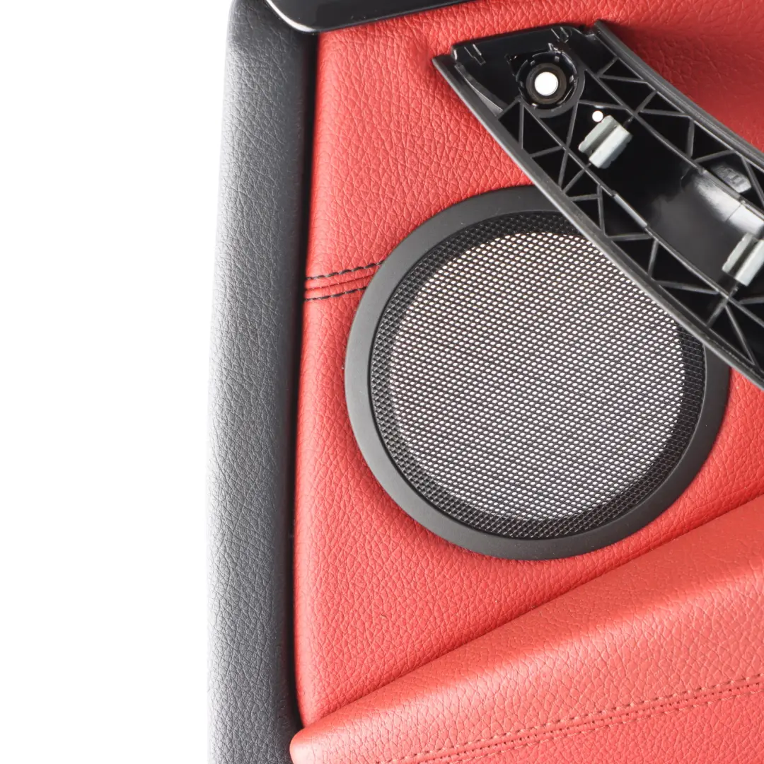 Door Card Rear Right O/S Lining Trim Panel Coral Red Leather to BMW F36 with Part number 7346348 BMW F36 Door Card Rear Right O/S Lining Trim Panel Coral Red Leather - SKU 7346348-1 - Part number 7346348