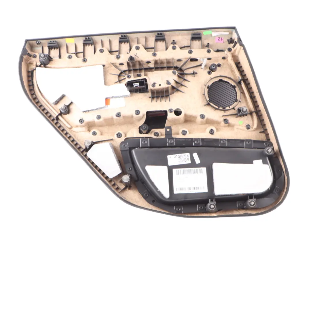 Door Card Rear Right O/S Lining Trim Panel Coral Red Leather to BMW F36 with Part number 7346348 BMW F36 Door Card Rear Right O/S Lining Trim Panel Coral Red Leather - SKU 7346348-1 - Part number 7346348