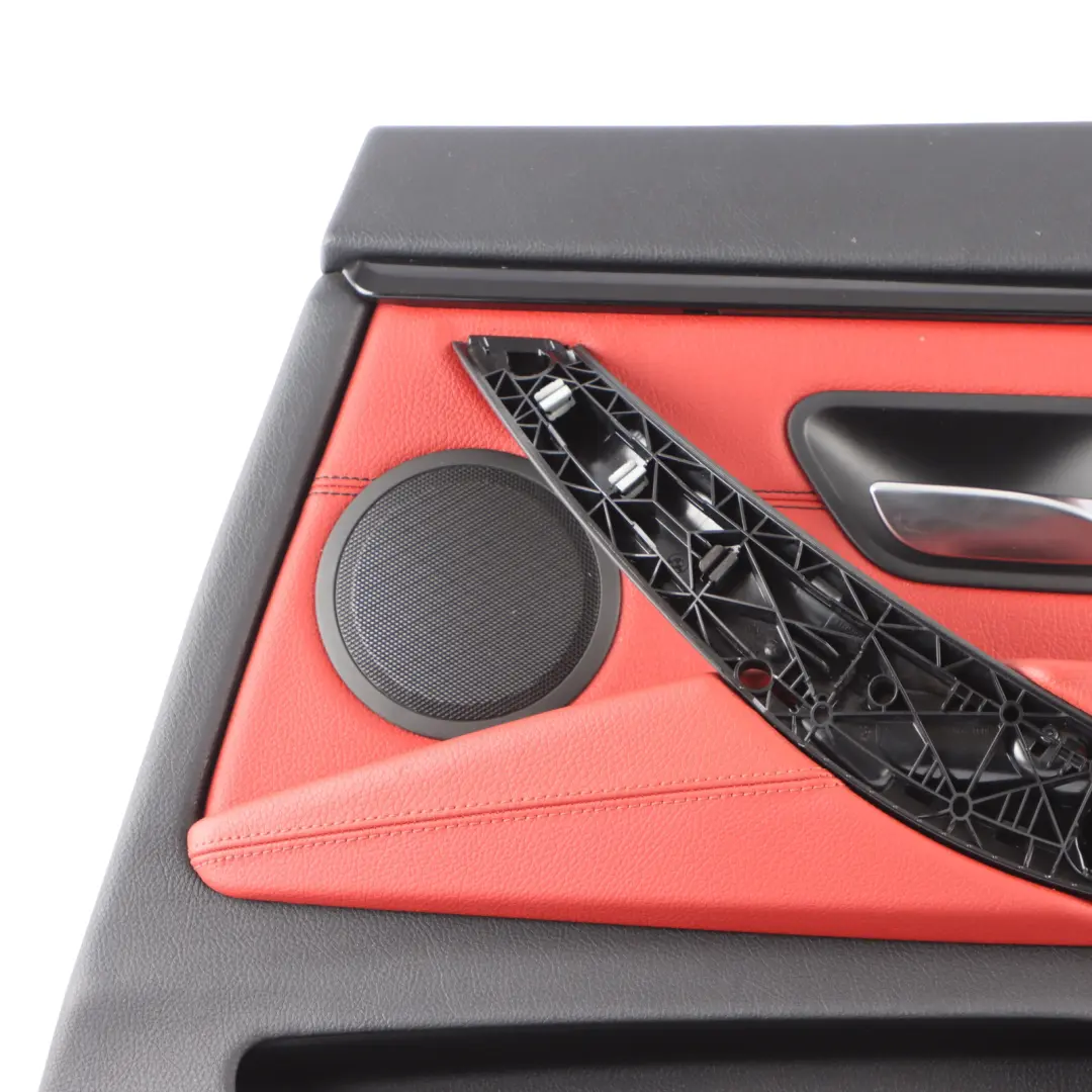 Door Card Rear Right O/S Lining Trim Panel Coral Red Leather to BMW F36 with Part number 7346348 BMW F36 Door Card Rear Right O/S Lining Trim Panel Coral Red Leather - SKU 7346348-1 - Part number 7346348