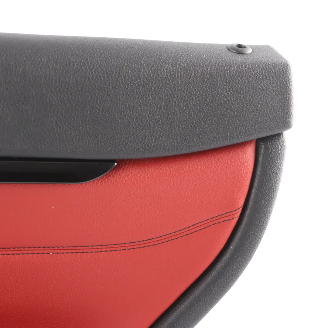 BMW F36 Door Card Rear Right O/S Lining Trim Panel Coral Red Leather - SKU 7346348-1 - Part number 7346348