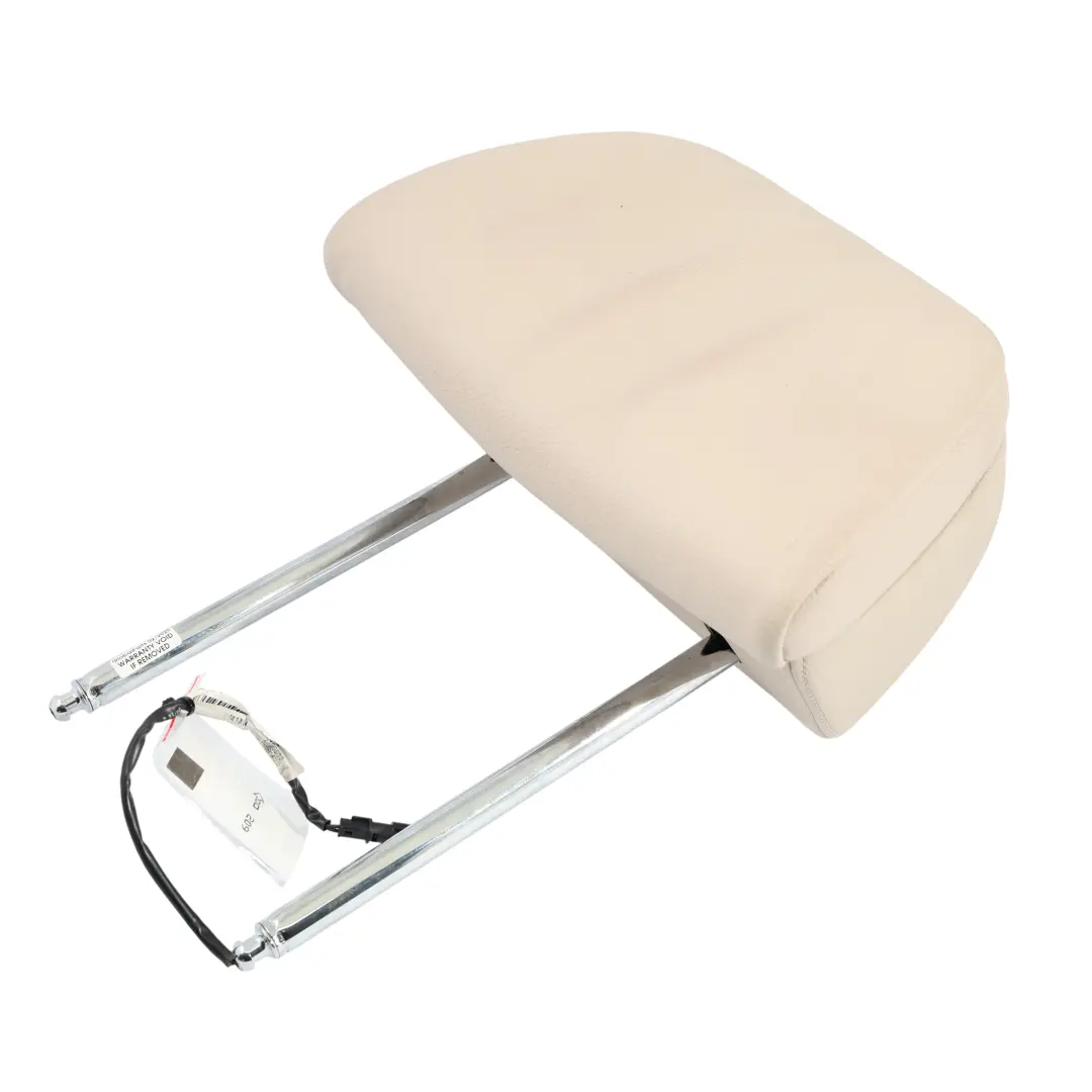 Front Left Right N/O/S Headrest Leather Oyster to BMW F10 F11 LCI Seat with Part number 7348455 BMW F10 F11 LCI Seat Front Left Right N/O/S Headrest Leather Oyster - SKU 7348455-1 - Part number 7348455