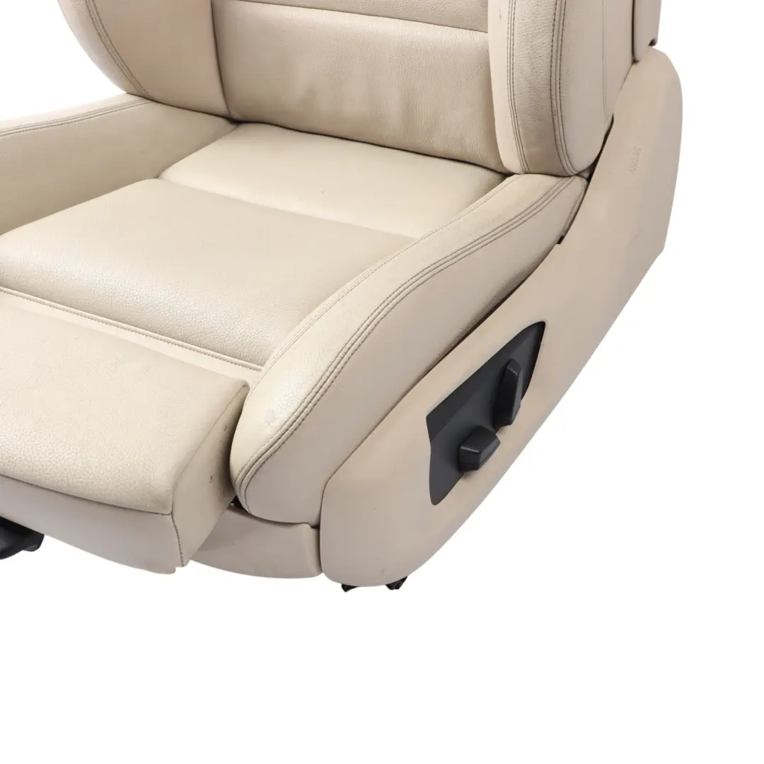 Front Seat BMW F10 F11 LCI M-Sport Heated Left N/S Oyster Leather Electric to with Part number 7349855 Front Seat BMW F10 F11 LCI M-Sport Heated Left N/S Oyster Leather Electric - SKU 7349855-1 - Part number 7349855