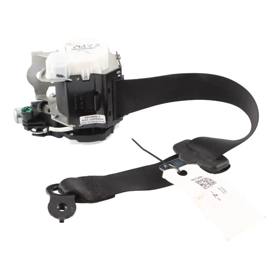 Front Seat Belt Upper Right O/S Driver Side to BMW F45 Active Tourer with Part number 7350988 BMW F45 Active Tourer Front Seat Belt Upper Right O/S Driver Side - SKU 7350988 - Part number 7350988