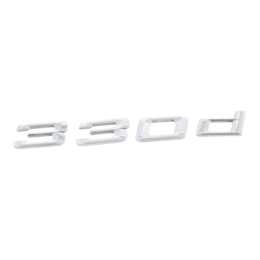 BMW F34 GT LCI 330D Label Emblem Lettering Rear Trunk Lid Boot Chrome - SKU 7351954 - Numéro de pièce 7351954