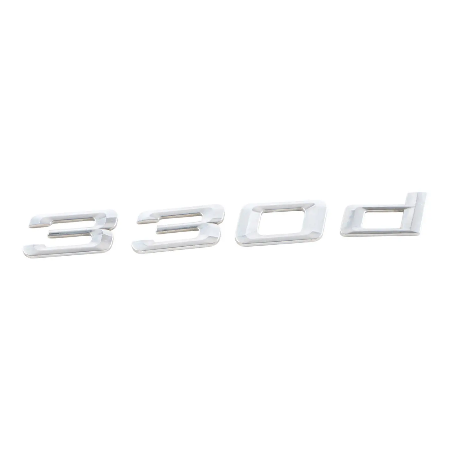 BMW F34 GT LCI 330d Label Emblem Lettering Rear Trunk Lid Boot Chrome 7351954