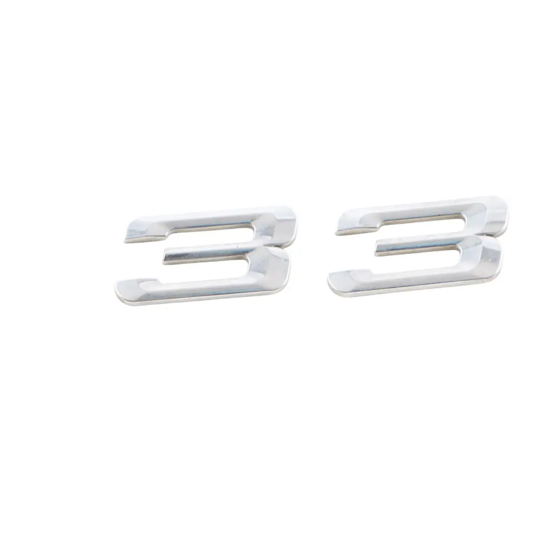 BMW F34 GT LCI 330D Label Emblem Lettering Rear Trunk Lid Boot Chrome - SKU 7351954 - Numéro de pièce 7351954