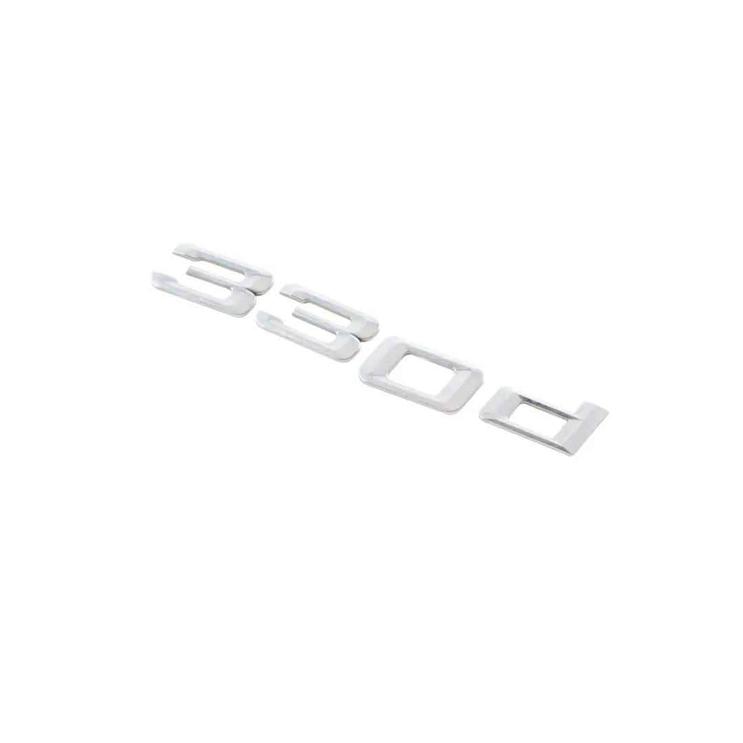 BMW F34 GT LCI 330D Label Emblem Lettering Rear Trunk Lid Boot Chrome - SKU 7351954 - Numéro de pièce 7351954