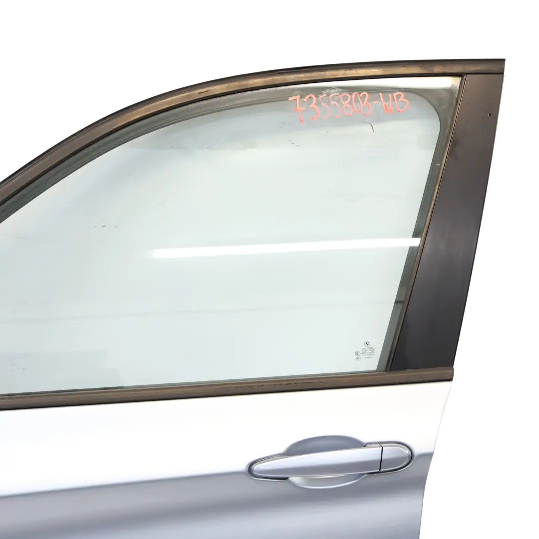 BMW X3 F25 Drzwi Przednie Lewe Bluewater Niebieski Metalik - 896 - SKU 7355803-WB - Numer Części 7355803