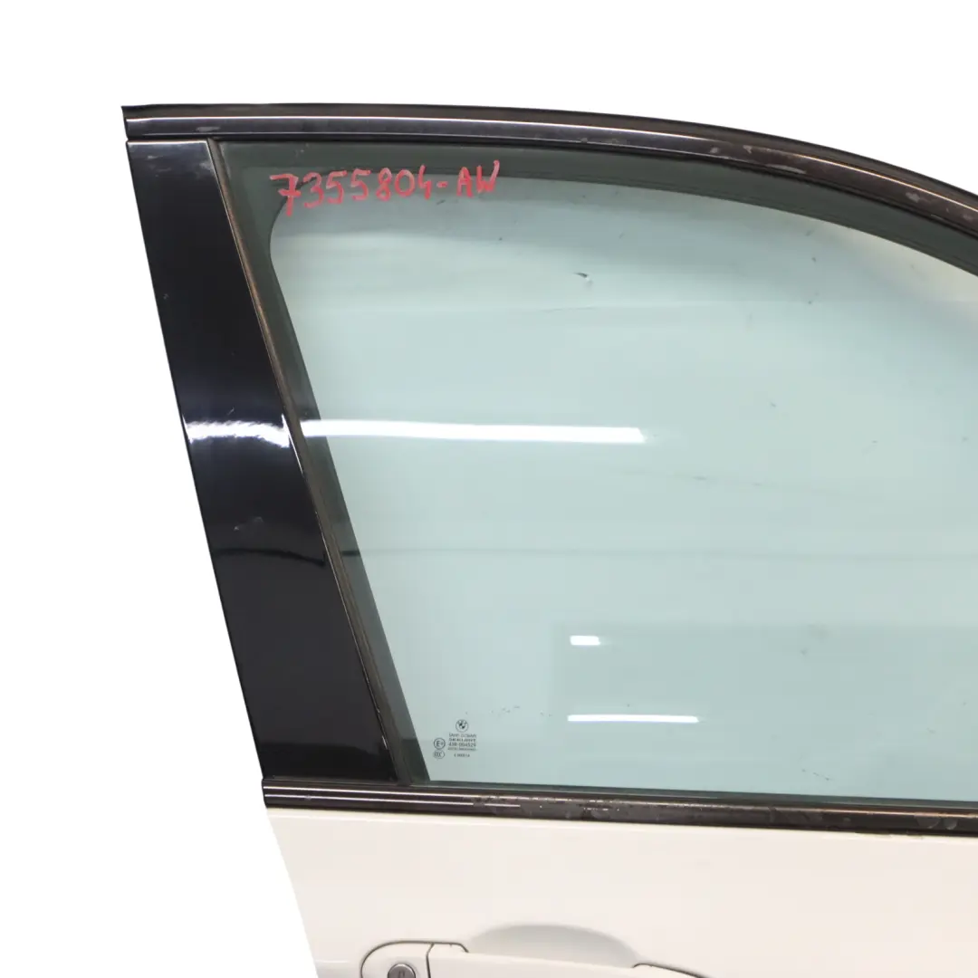 Door Front Right O/S Alpinweiss Alpine White 3 - 300 to BMW X3 F25 with Part number 7355804 BMW X3 F25 Door Front Right O/S Alpinweiss Alpine White 3 - 300 - SKU 7355804-AW - Part number 7355804