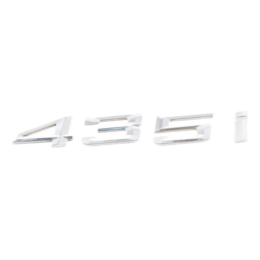Boot Trunk Lid Adhered Emblem Badge Lettering to BMW F32 F33 F36 435i Rear with Part number 7356336 BMW F32 F33 F36 435i Rear Boot Trunk Lid Adhered Emblem Badge Lettering - SKU 7356336 - Part number 7356336