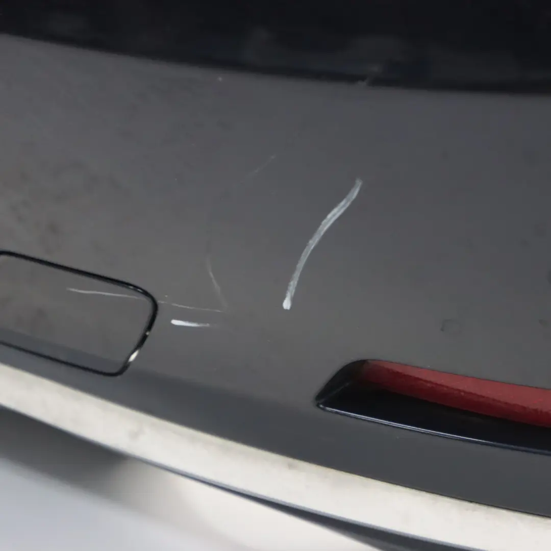 BMW F32 F33 Rear Bumper Trim Panel PDC Double Pipe Imperial Blue Metallic - A89 - SKU 7363308-IBB - Part number 7363308