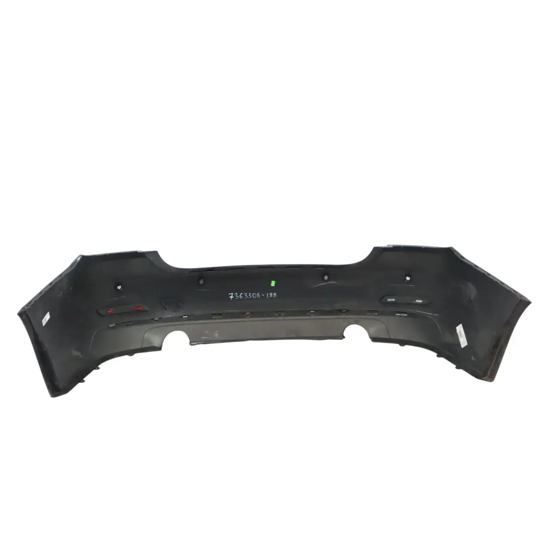 BMW F32 F33 Rear Bumper Trim Panel PDC Double Pipe Imperial Blue Metallic - A89 - SKU 7363308-IBB - Part number 7363308
