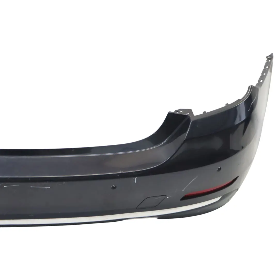 BMW F32 F33 Rear Bumper Trim Panel PDC Double Pipe Imperial Blue Metallic - A89 - SKU 7363308-IBB - Part number 7363308