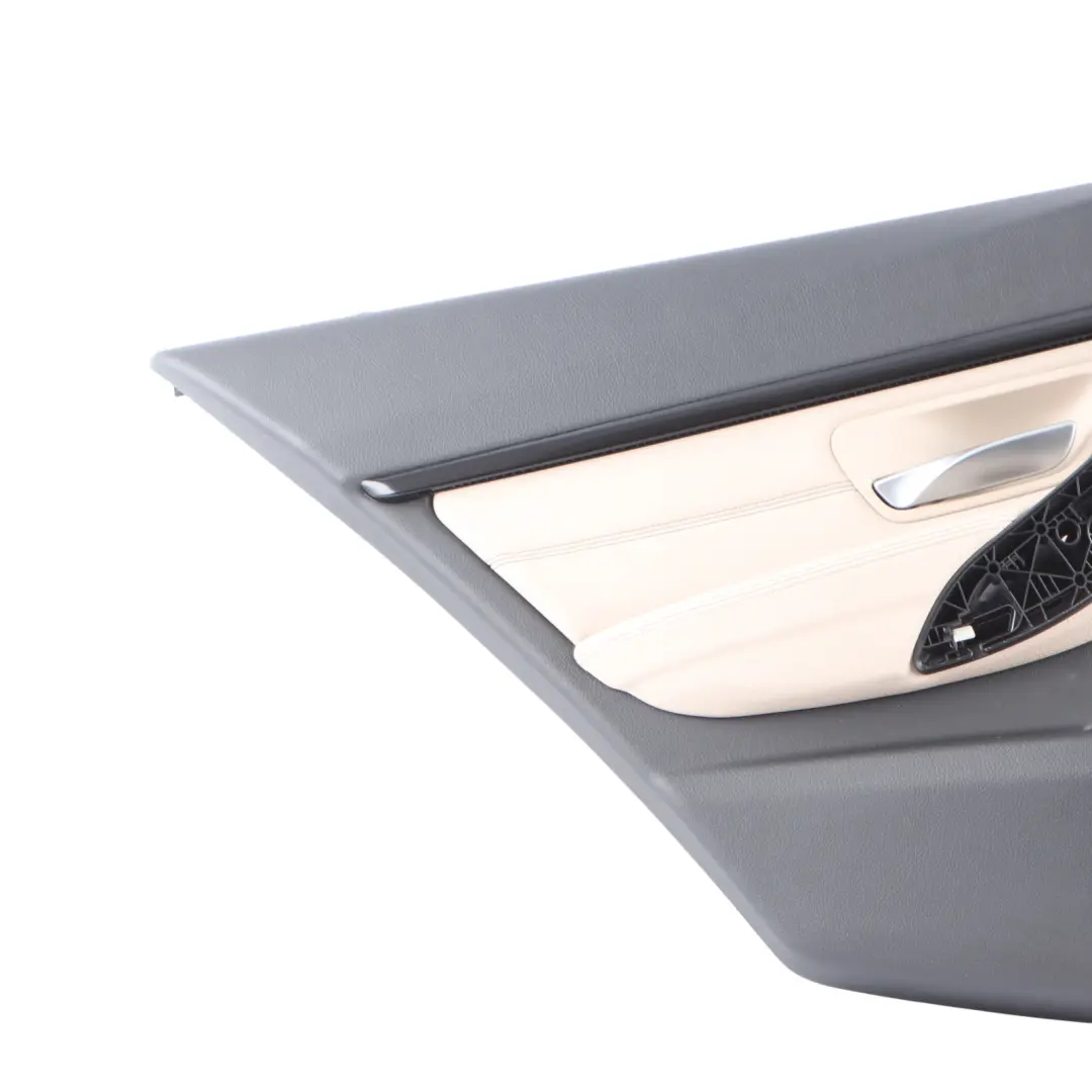 Door Card BMW F30 F31 Rear Lining Panel Left N/S Oyster Leather to with Part number 7364965 Door Card BMW F30 F31 Rear Lining Panel Left N/S Oyster Leather - SKU 7364965-1 - Part number 7364965