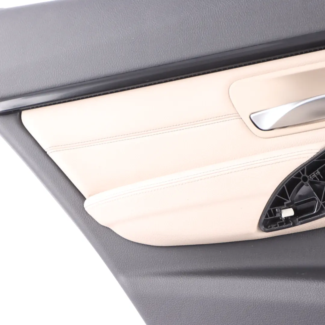 Door Card BMW F30 F31 Rear Lining Panel Left N/S Oyster Leather to with Part number 7364965 Door Card BMW F30 F31 Rear Lining Panel Left N/S Oyster Leather - SKU 7364965-1 - Part number 7364965