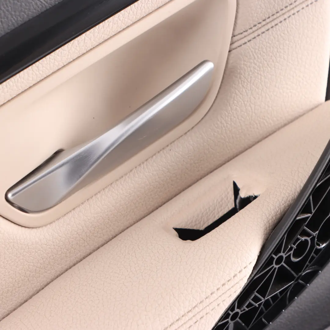 Door Card BMW F30 F31 Rear Lining Panel Left N/S Oyster Leather to with Part number 7364965 Door Card BMW F30 F31 Rear Lining Panel Left N/S Oyster Leather - SKU 7364965-1 - Part number 7364965