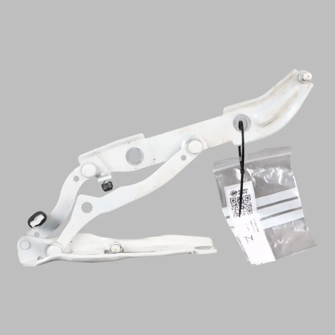 Trunk Lid Hinge Left N/S Alpinweiss Mineral White - A96 to BMW F22 F23 with Part number 7373847 BMW F22 F23 Trunk Lid Hinge Left N/S Alpinweiss Mineral White - A96 - SKU 7373847-MW - Part number 7373847