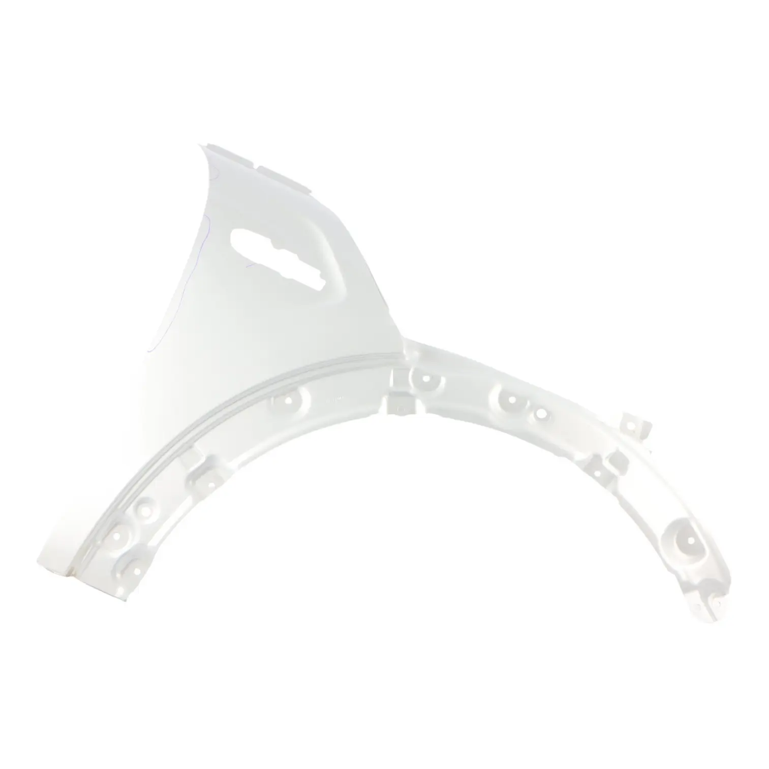 Mini F55 F56 Side Panel Front Right O/S Wing Covering White Silver Metallic A62