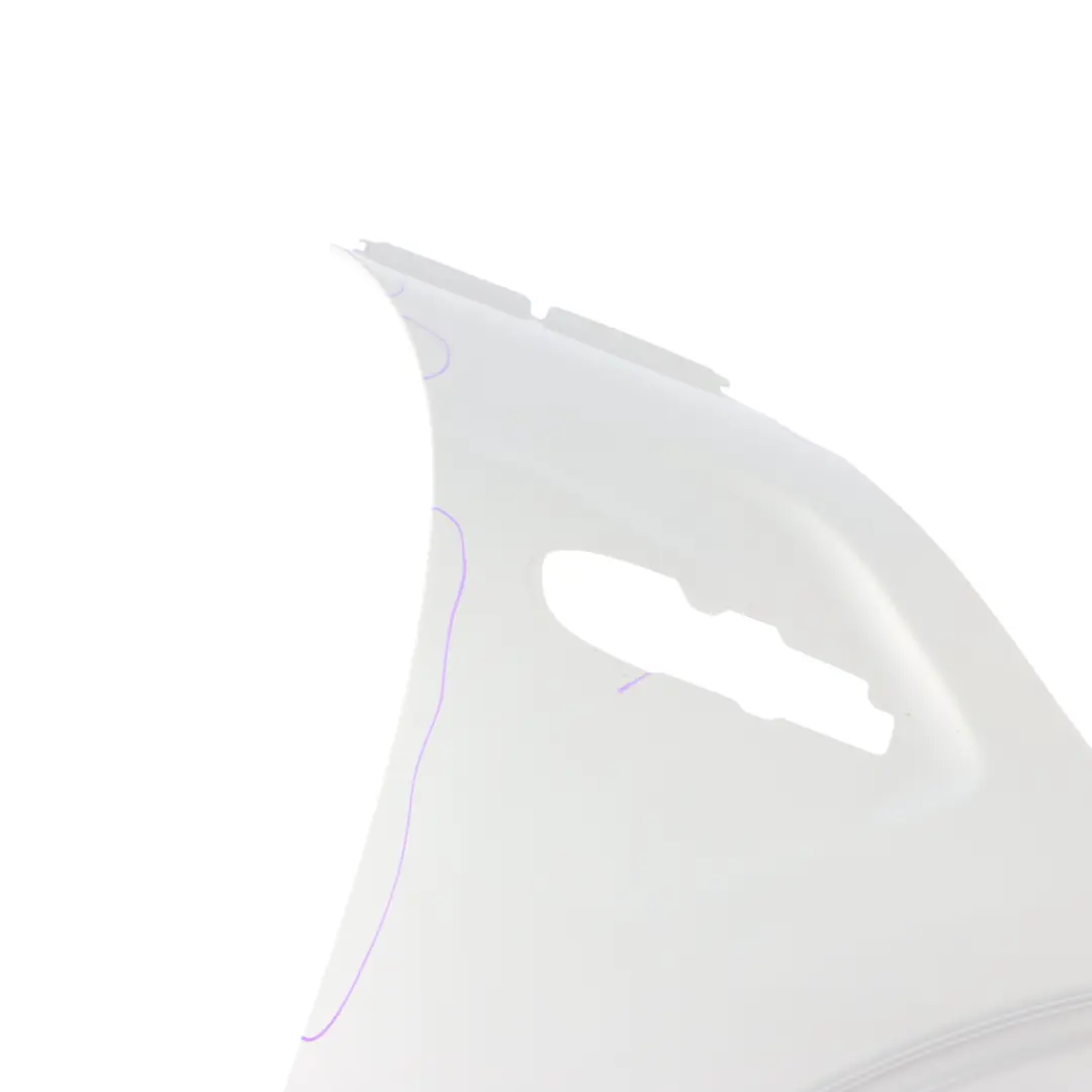 Mini F55 F56 Side Panel Front Right O/S Wing Covering White Silver Metallic A62 - SKU 7374522-WS - Part number 7374522