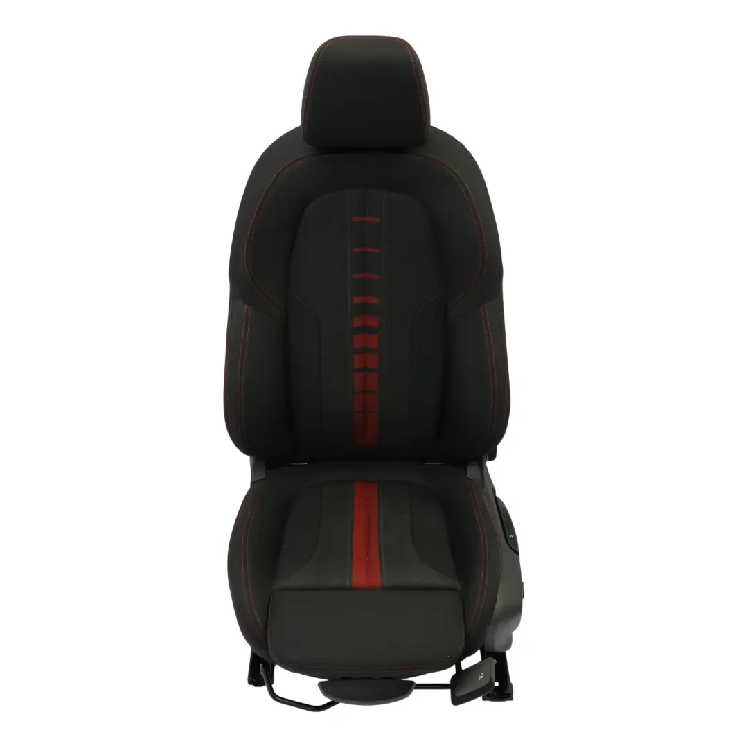 Front Left N/S Interior Cloth Fabric Race Anthracite Red to BMW F46 Sport Seat with Part number 7374645 BMW F46 Sport Seat Front Left N/S Interior Cloth Fabric Race Anthracite Red - SKU 7374645-1 - Part number 7374645