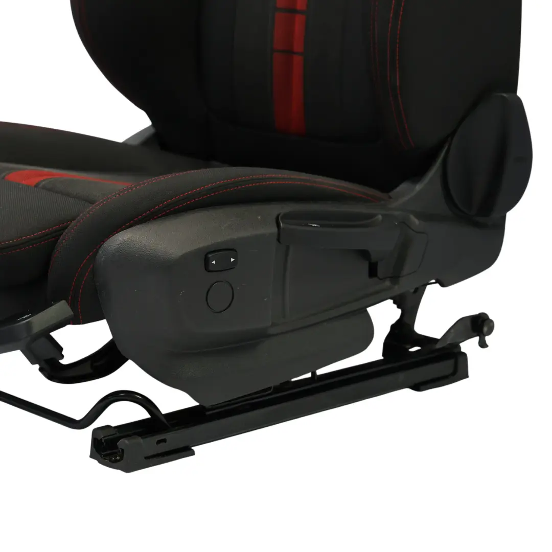 BMW F46 Sport Seat Front Left N/S Interior Cloth Fabric Race Anthracite Red - SKU 7374645-1 - Part number 7374645