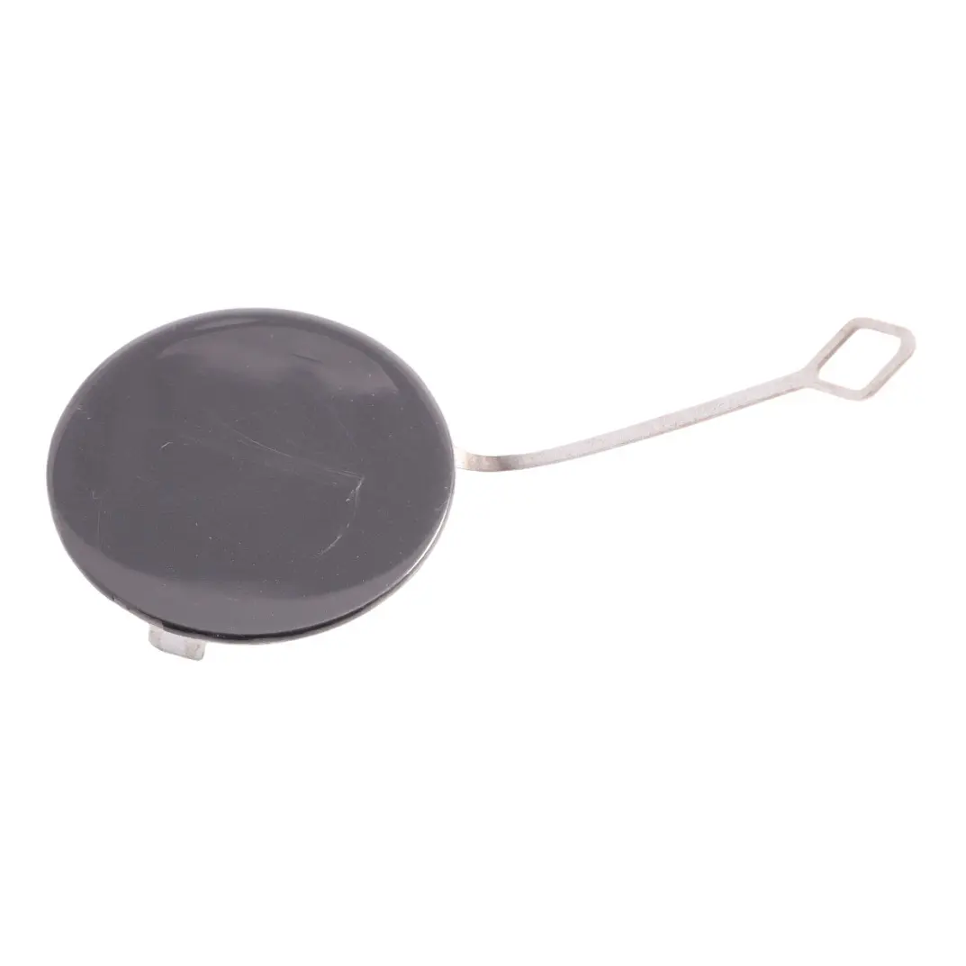Mini F55 Rear Bumper Towing Eye Hook Cover Right O/S Midnight Black A94 7328566 - SKU 7380026-MNB - Part number 7380026