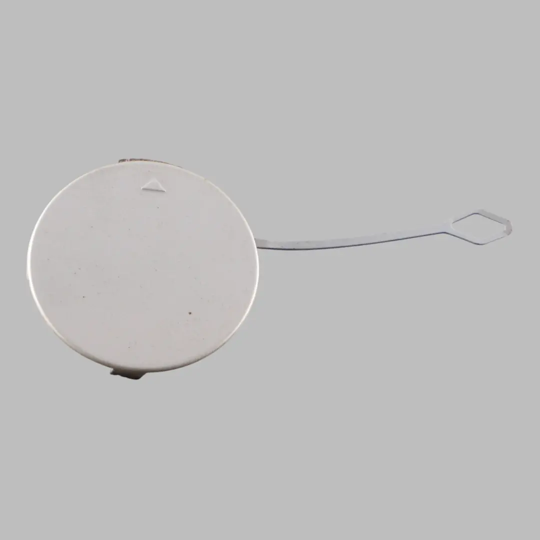 Mini F55 Rear Bumper Towing Eye Hook Cover Right O/S White Silver - A62 - SKU 7380026-WS - Part number 7380026