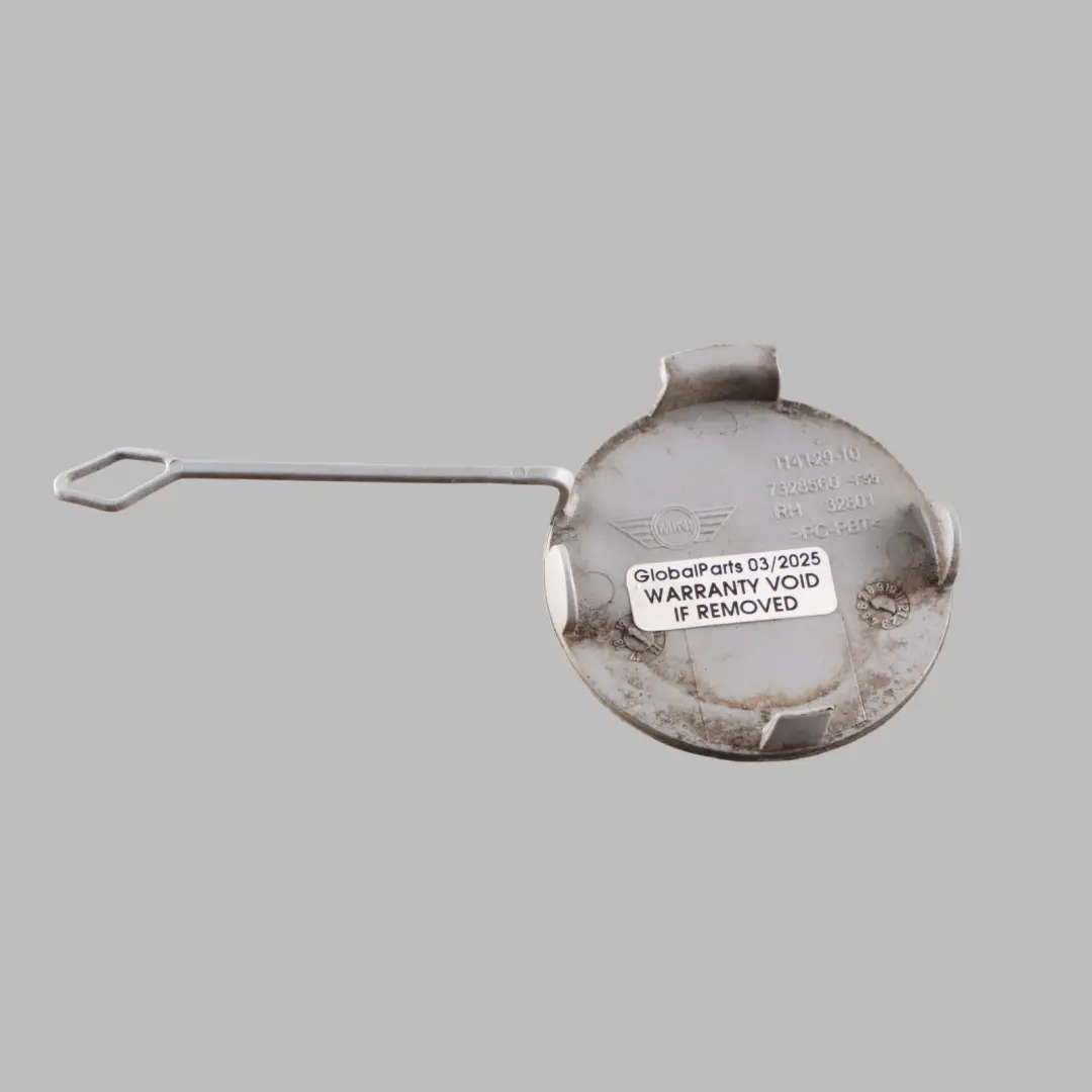 Mini F55 Gancio Traino Paraurti Posteriore Destro Bianco Argento - A62 - SKU 7380026-WS - Numero di parte 7380026