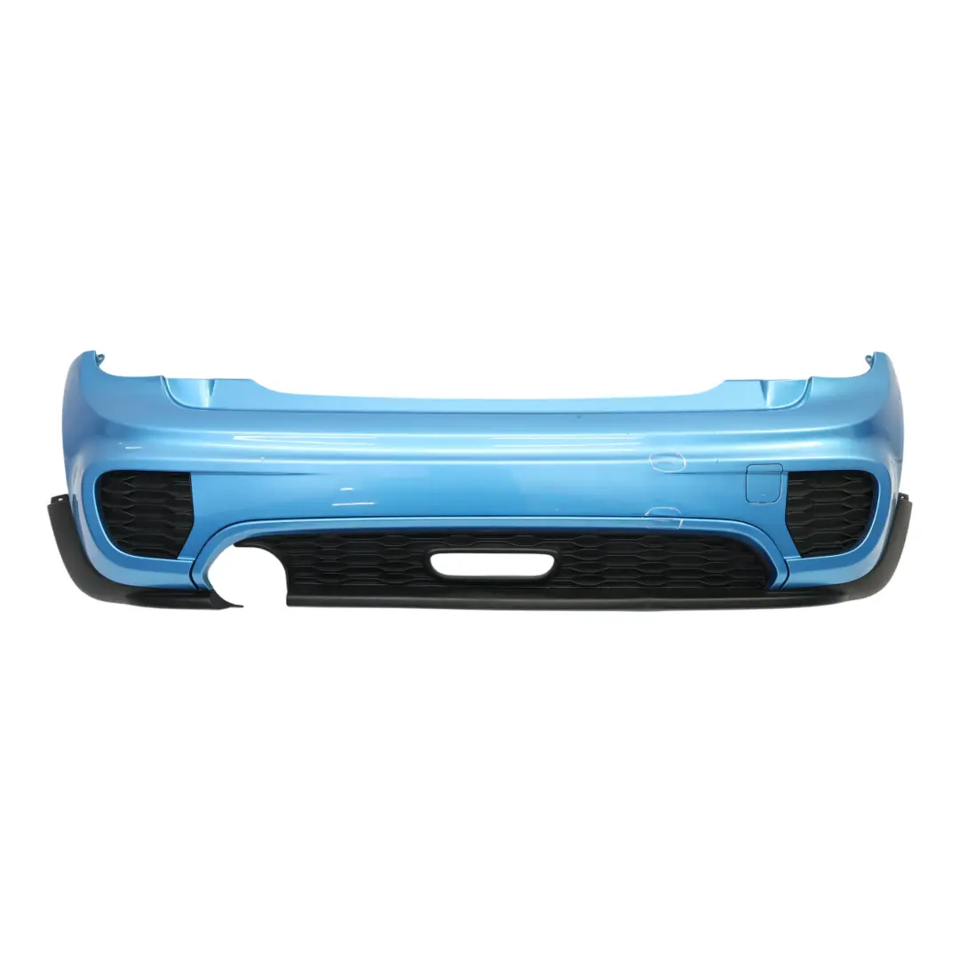 Bumper JCW Trim Panel Cover Electric Blue II Metallic - B86 to Mini F56 F57 Rear with Part number 7382173 Mini F56 F57 Rear Bumper JCW Trim Panel Cover Electric Blue II Metallic - B86 - SKU 7382173-ELBII - Part number 7382173