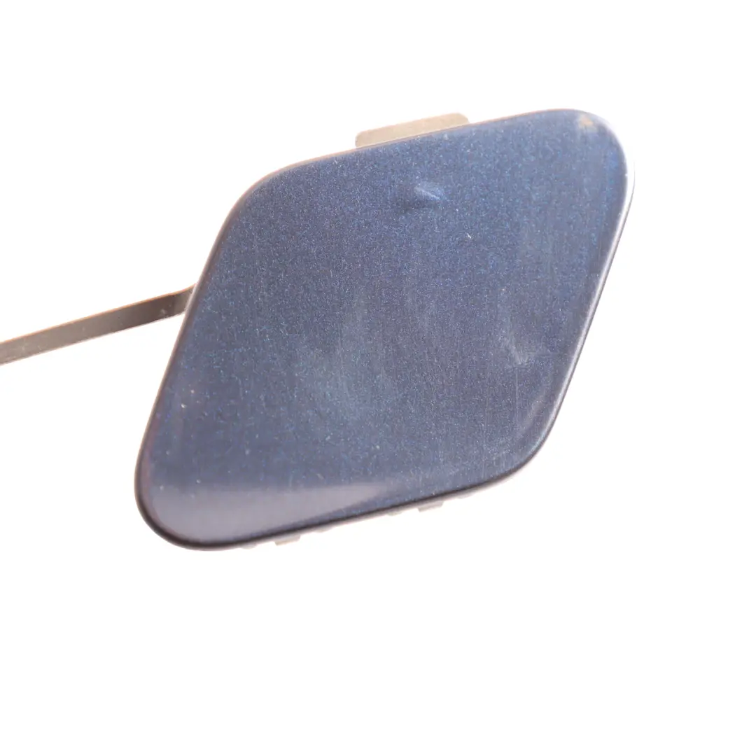 Bumper Cover Flap Towing Eye Hook Cap Imperial Blue A89 to BMW F30 LCI Rear with Part number 7384417 BMW F30 LCI Rear Bumper Cover Flap Towing Eye Hook Cap Imperial Blue A89 - SKU 7384417-IBB - Part number 7384417