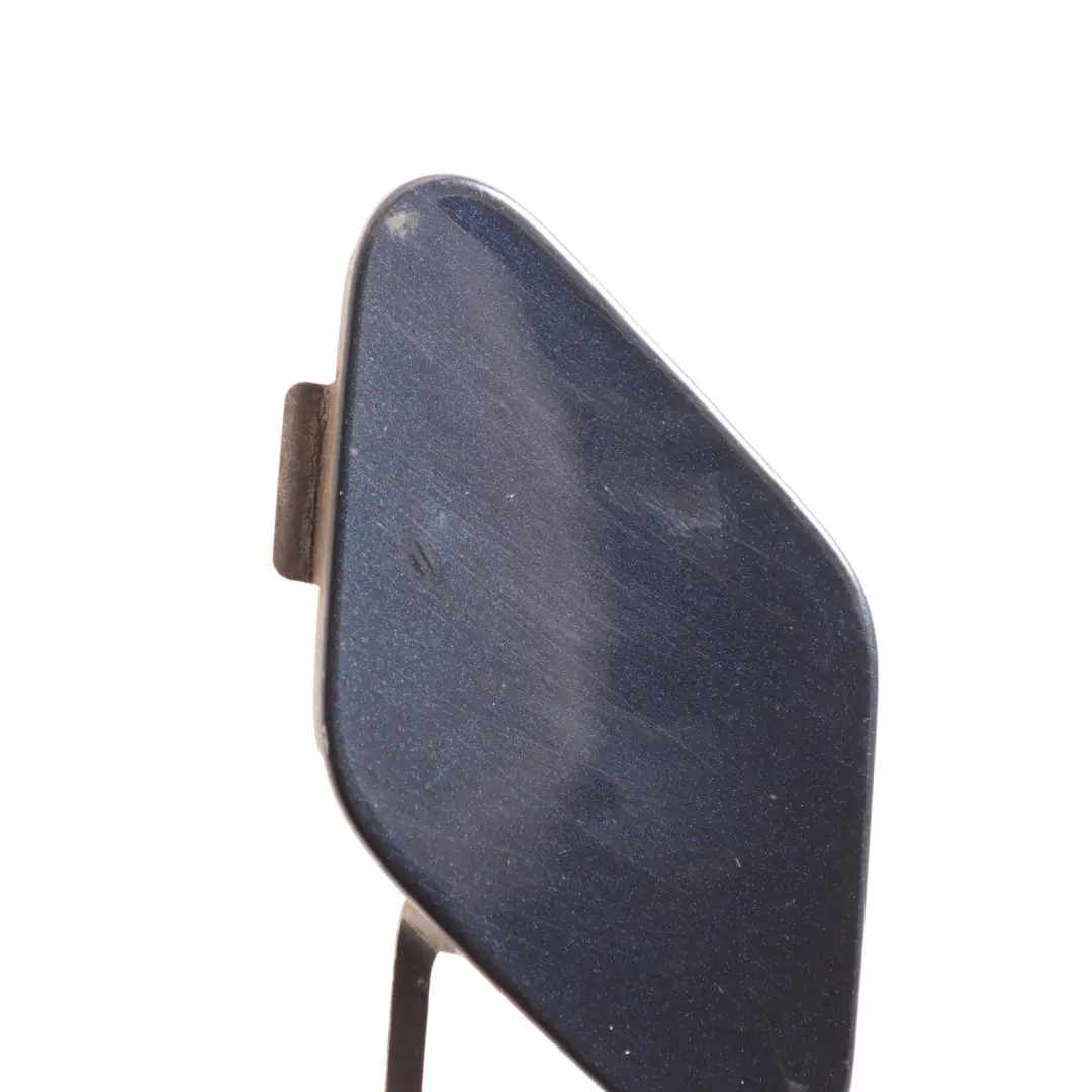Bumper Cover Flap Towing Eye Hook Cap Imperial Blue A89 to BMW F30 LCI Rear with Part number 7384417 BMW F30 LCI Rear Bumper Cover Flap Towing Eye Hook Cap Imperial Blue A89 - SKU 7384417-IBB - Part number 7384417