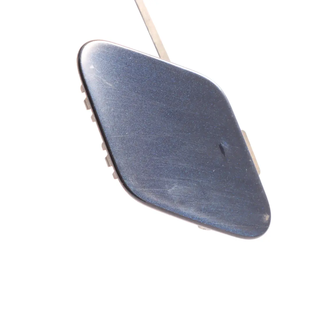 BMW F30 LCI Rear Bumper Cover Flap Towing Eye Hook Cap Imperial Blue A89 - SKU 7384417-IBB - Part number 7384417